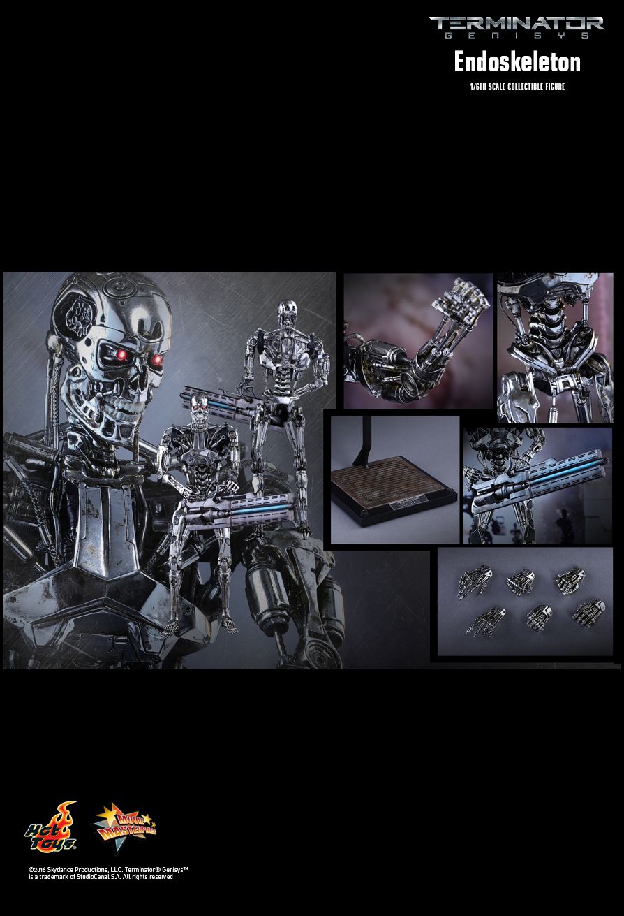 Endoskeleton Sixth Scale Figure by Hot Toys Movie Masterpiece Series 